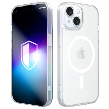 3mk Misty MagCase dėklas iPhone 14 su MagSafe, baltas