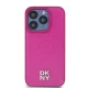DKNY dėklas iPhone 15 Pro telefonui su MagSafe, rožinis