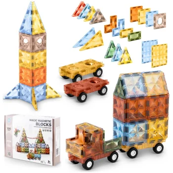 Ricokids RK-766 Magnetic Blocks, 100 pcs