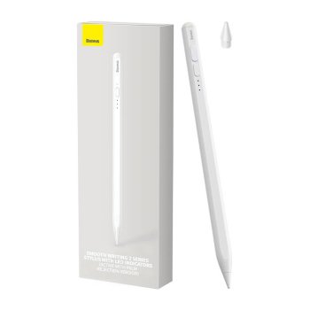 Aktyvus planšetės pieštukas iPad Baseus Smooth Writing 2, baltas