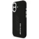 Mercedes AMG Silicone Oversize Rhombs MagSafe dėklas iPhone 17 telefonui, juodas