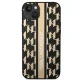 Karl Lagerfeld Monogram Stripe dėklas, skirtas iPhone 14 Plus, rudas