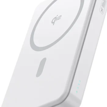 Baseus Airpow II išorinė baterija 10000mAh Qi2 MagSafe 22.5W, balta