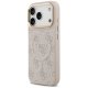 Guess 4G PU Classic Logo MagSafe dėklas iPhone 17 Pro, rožinis
