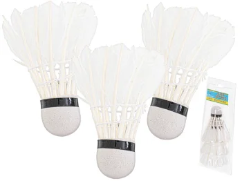 Plunksniniai badmintono badmintoninai, 3 vnt.