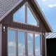 One Way Mirror Window Film 50x100cm for Daytime Privacy, Light Blue Silver