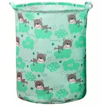 Toy Storage Basket and Organizer, Green