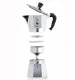 Bialetti Rainbow 3TZ espresso kavinukas, žalias