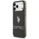 U.S. Polo Assn. dėklas iPhone 17 Pro Max telefonui su MagSafe, juodas