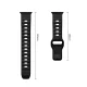Laikrodžio dirželis Tech-Protect Silicone Line, skirtas Apple Watch 44 / 45 / 46 / 49 mm, juodas