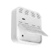 LTC Smart Wi-Fi Temperature and Humidity Sensor with Display for Tuya App, White, Silver