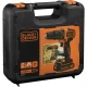 Akumuliatorinis smūginis gręžtuvas-suktuvas Black & Decker BDCHD18K-QW, 18V, 1x 1.5Ah
