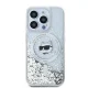 Karl Lagerfeld dėklas iPhone 14 Pro Max telefonui su MagSafe, skaidrus