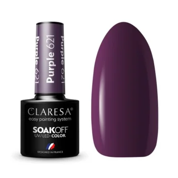 Claresa Warm Feelings Gel Polish Purple 621, 5g