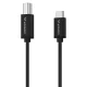 Wozinsky WKDDY1S USB-C - USB-B laidas 1m, juodas