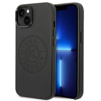 Karl Lagerfeld dėklas iPhone 14 Plus telefonui, juodas