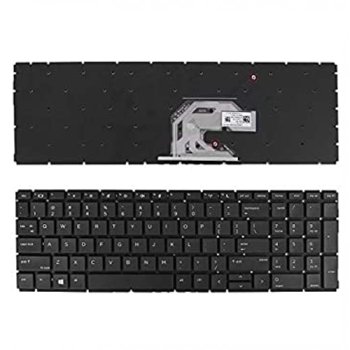 HP ProBook 450 G7 / 455 G7 nešiojamojo kompiuterio klaviatūra, US, juoda