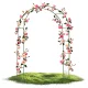 Sodo arkos pergola Plonos PL-990, 240 cm, tamsiai žalia