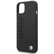 BMW dėklas iPhone 14 Plus telefonui Silicone Signature Logo MagSafe, juodas