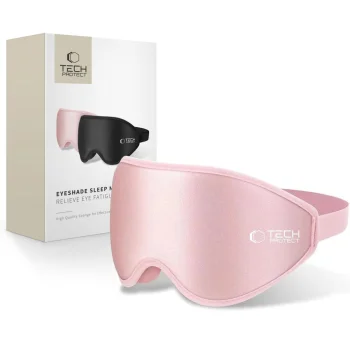 Miego kaukė Tech-Protect Eyeshade, rožinė