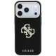 Guess telefono dėklas iPhone 18 Pro / 17 Pro Smooth & Big Strass Logo, juodas