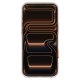 Spigen Thin Fit MagSafe dėklas iPhone 17 Pro Max - Clear Orange