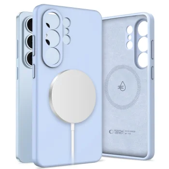 Tech-Protect Silicone MagSafe dėklas telefonui Samsung Galaxy S26 Ultra, mėlynas