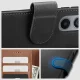 Vivo Y72 5G Tech-Protect Wallet Book Case Cover, Black