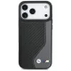 BMW dėklas iPhone 17 Pro Max telefonui M Carbon Logo MagSafe, pilkas (Graphite)