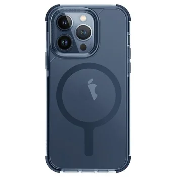 Uniq Combat iPhone 15 Pro Max 6.7\" Magclick Charging case dark blue/smoke blue