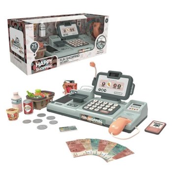 Cash register with accessories