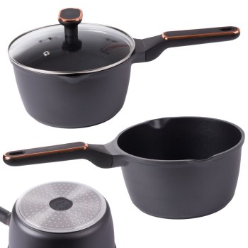 Deep Pot with Lid and Non-Stick Coating, 3 L, Cast Aluminium