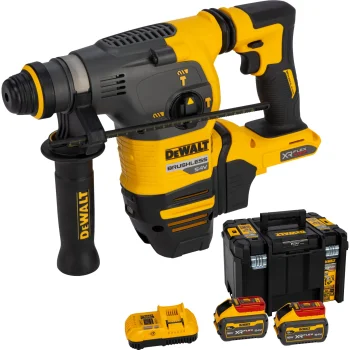 Akumuliatorinis perforatorius DeWalt DCH333X2-QW SDS-plus 54V 3.5J su 2 akumuliatoriais ir dėže