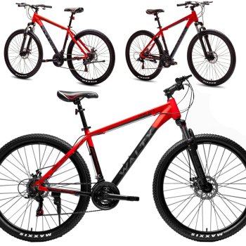 Kalnų dviratis Bakalu WALTX TRAIL WX09 27.5", raudonas