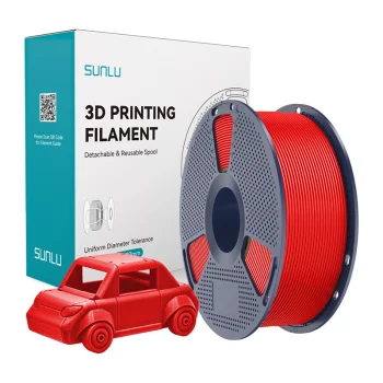 Sunlu PETG gija 3D spausdintuvui, raudona (PETG R)