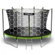 Neo-Sport batutas 465 cm (15 ft) su vidiniu tinklu ir kopėtėlėmis