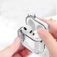 Tech-Protect Slim Hook dėklas AirPods 4 ausinėms, skaidrus