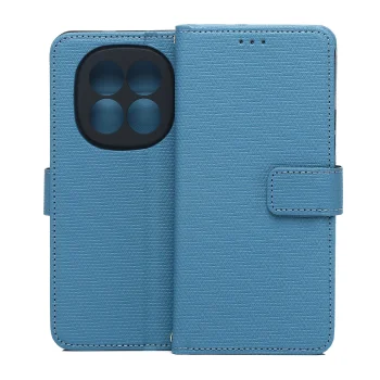 Atverčiamasis dėklas Smart Triangle skirtas Xiaomi Redmi Note 15 5G, mėlynas