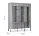 Massido Textile Closet, Gray