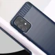 Carbon Case dėklas skirtas Samsung Galaxy A72 4G mėlynas