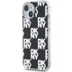 DKNY IML Checkered Mono Pattern dėklas iPhone 15 Plus / 14 Plus, juodas