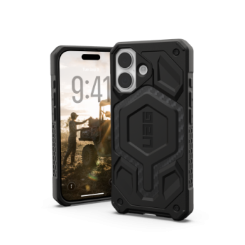 UAG Monarch Pro MagSafe dėklas iPhone 17 Pro telefonui, juodas / pilkas