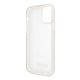 Guess iPhone 11 Pro Max dėklas Glitter, sidabrinis