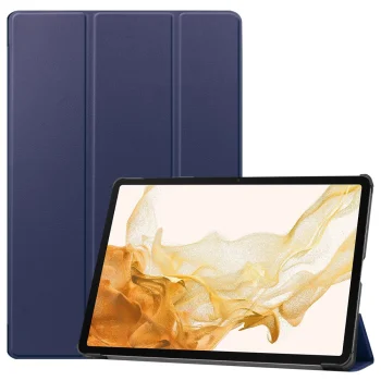 Samsung Galaxy Tab S9+ Plus (SM-X810, SM-X816B) atverčiamas dėklas, mėlynas