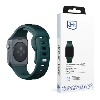 3mk silikoninis dirželis Apple Watch 38 / 40 / 41 mm, žalias