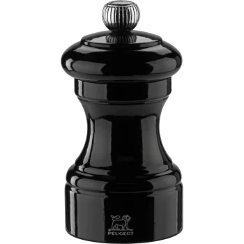 Druskos malūnėlis Peugeot Bistro 10 cm, medinis, juodas