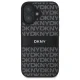 DKNY dėklas iPhone 16 telefonui Texture Pattern Tonal Stripe, juodas