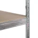 Humberg HR-815 metalinė sandėliavimo lentyna 222x110x50 cm, sidabrinė