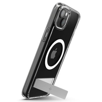 „Spigen Ultra Hybrid S MagSafe“ dėklas „iPhone 15 Plus“, permatomas