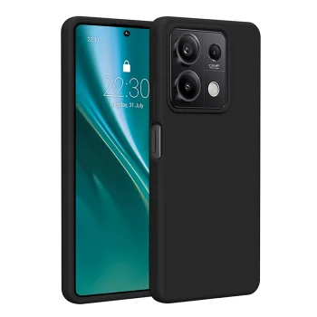 Etteri Silicone silikoninis dėklas Xiaomi Redmi Note 13 5G, juodas